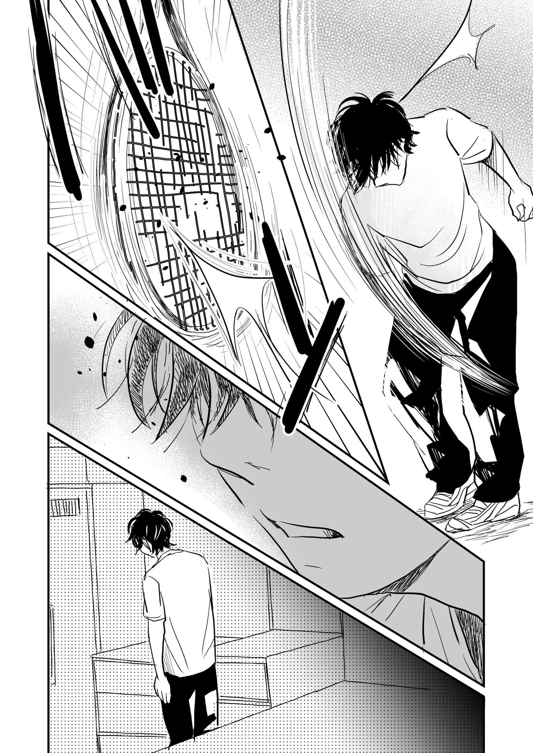 創作少女漫画　プリーズミーラヴ　無料で読める　恋愛漫画　テニスラケットを壁に投げつける